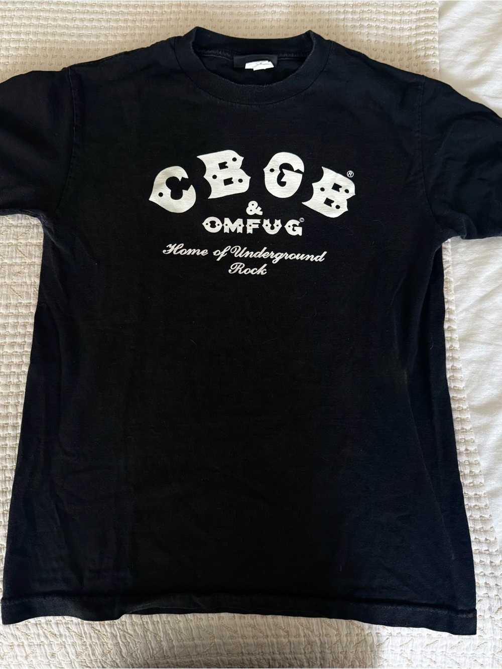 Vintage 90’s CBGB & OMFUG Black Graphic Tee